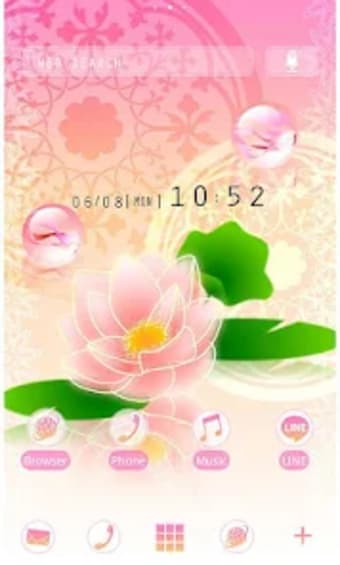 Elegant Theme-Pink Water Lily-