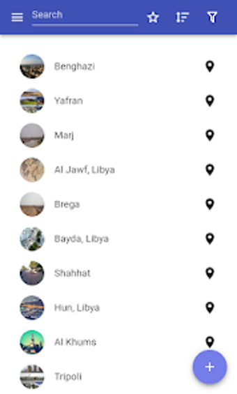 Cities in Libya