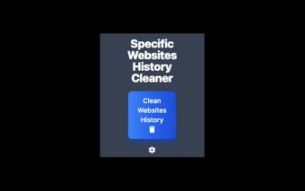 Delete Specific Websites History