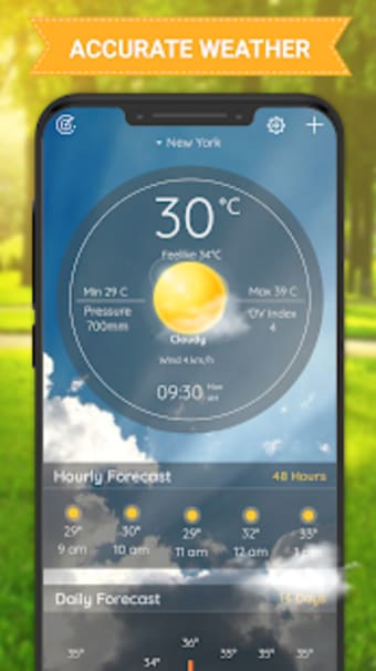 Weather forecast - realtime weather