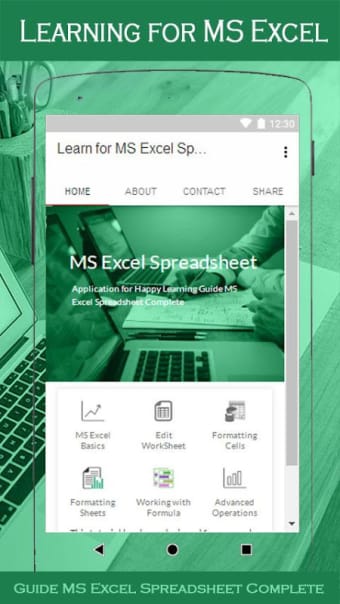 Learn for Microsoft Excel Spreadsheet