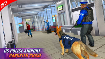 Police Dog Airport Crime Chase