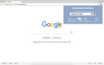 Strong Password Generator