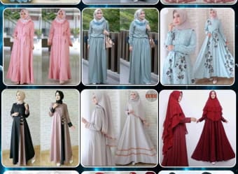 Muslim fashion model