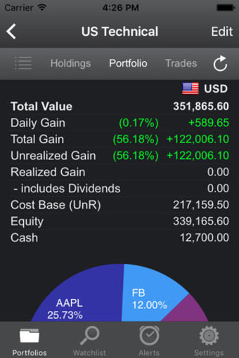 Portfolio Trader-Stock Tracker