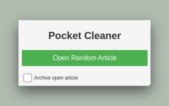 Pocket Cleaner