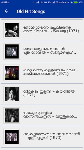 Malayalam Old Video Songs