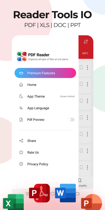 Reader Tools IO - PDF XLS