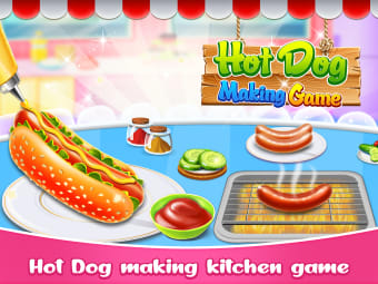 Hot Dog Maker: Street Food Cooking Kitchen