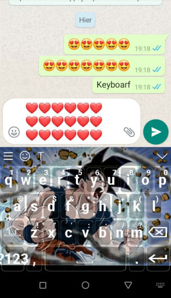 Dragon Anime Saiyanz Keyboard emoji