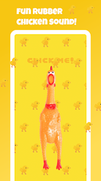 Chicken Toy: Squeaky Rubber Ch