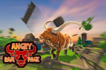Angry Bull City Attack: Wild Bull Simulator Games