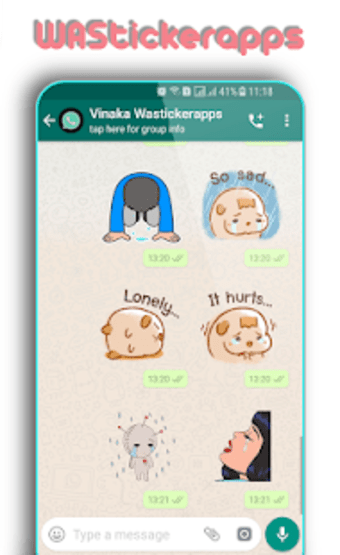 WAStickerApps: Sad Sticker