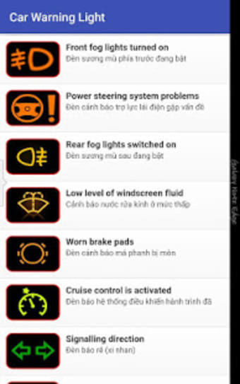 Car Warning Light