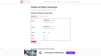 Online AI Baby Generator