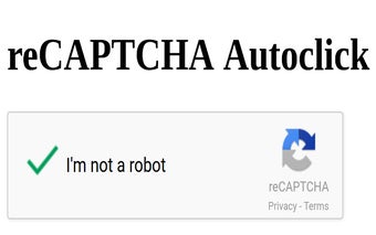 reCAPTCHA Autoclick