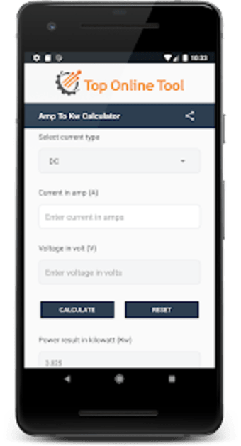 Amps to Kw Calculator  Free O