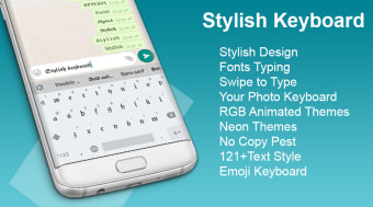 Stylish Keyboard-Fonts  Theme