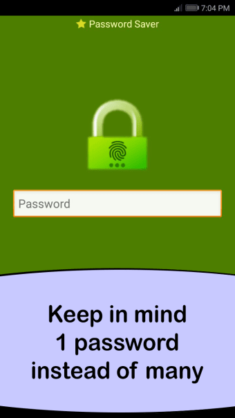 Password Saver - simple and se