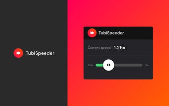 Tubi Speeder: adjust playback speed