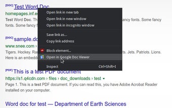 Open the link in Google™ Docs