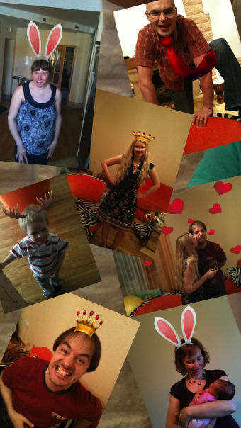 Stickers Photo Booth: Try Antlers and Bunny Ears