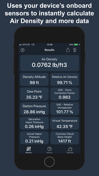 AirLab: Air Density  Altitude