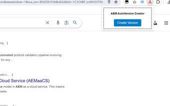 AEM Version Creator