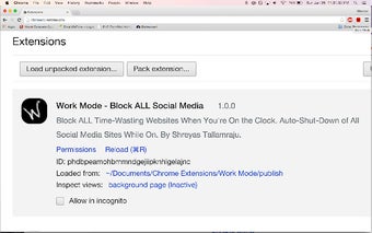 Work Mode - Block ALL Social Media URL Block