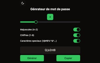 Générateur de mot de passe