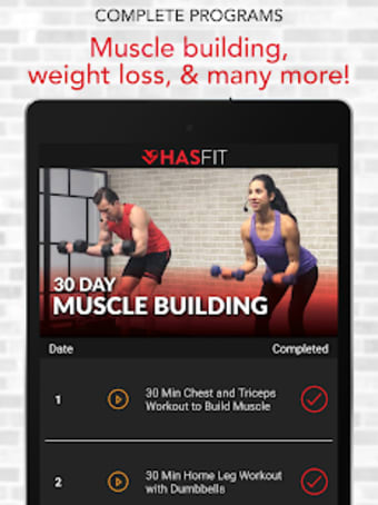 HASfit Home Workout Routines  Fitness Plans
