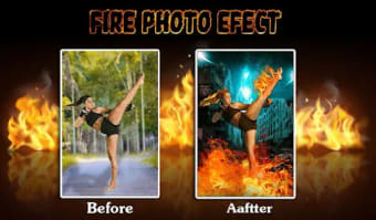 Fire Photo Editor Fire Effect