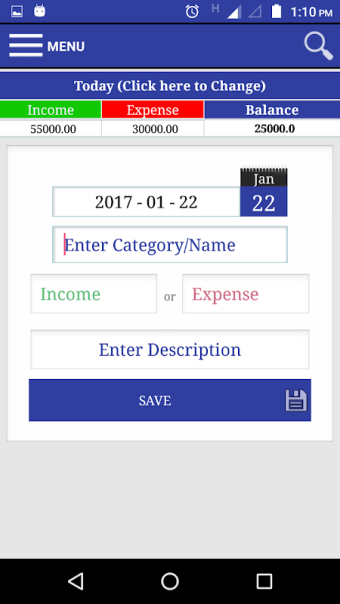 Simple Expense Manager