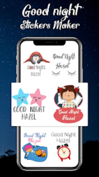 Good Night Stickers