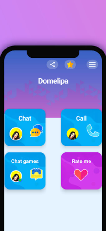 Domelipa Chat  Call simulator