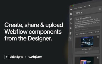 ViDesigns Extension for Webflow