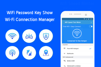 WiFi password master key show - WiFi analyzer