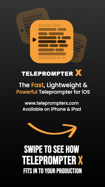 Teleprompter X