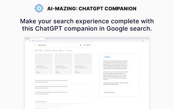 AI-Mazing: ChatGPT companion for Google