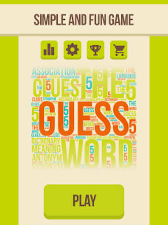 Guess the word - 5 Clues word games for free