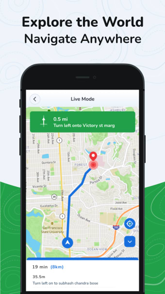 GPS Navigation :Live Street 3D