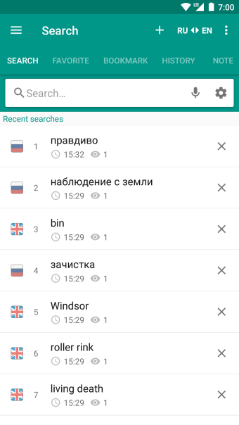 Russian-English dictionary