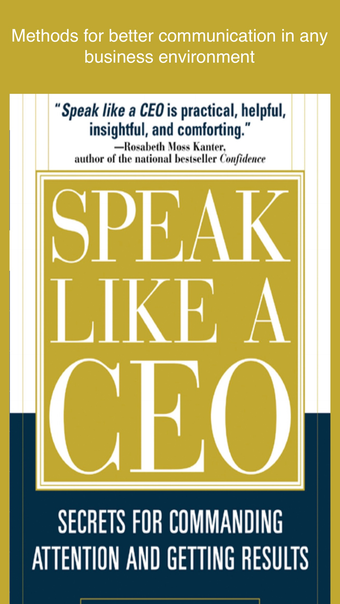 Speak Like a CEO McGraw Hill