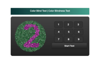 Color Blind Test | Color Blindness Test