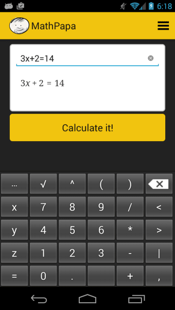 MathPapa - Algebra Calculator
