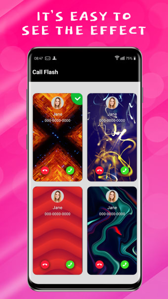 Colorful Call Screen  Phone Flash