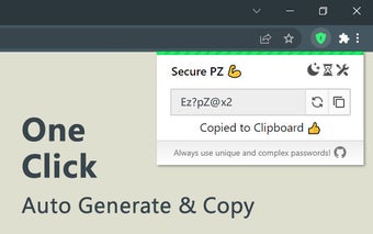 SecurePZ - One Click Password Generator