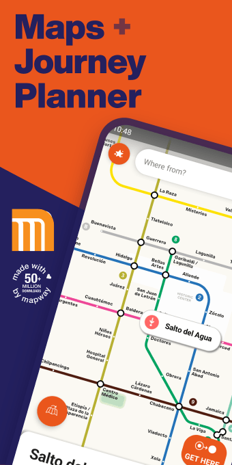 Mexico City Metro Map  Route