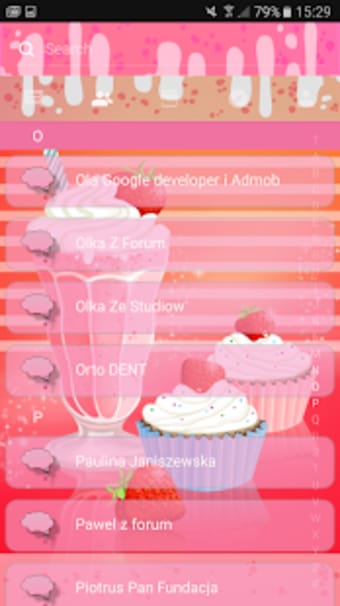Muffin Shake Theme GO SMS Pro