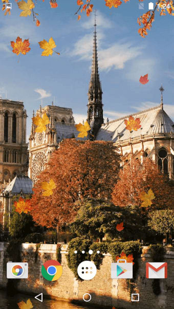 Autumn in Paris Live Wallpaper